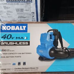 KOBALT BRUSHLESS LEAF BLOWER.(Band New)