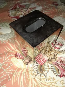 Chrome Tissue Box
