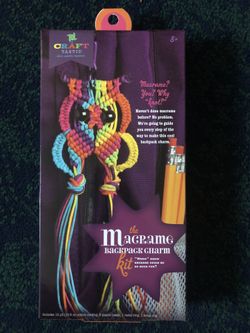 Craftastic Macrame Backpack Charm Kit