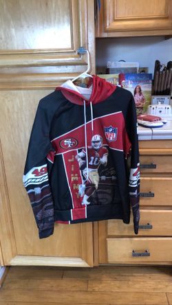 SF 49ers Jimmy Garoppolo sweatshirt, youth large/xtra large