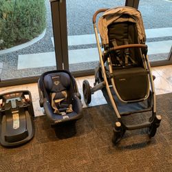 Uppababy vista stroller and mesa car seat