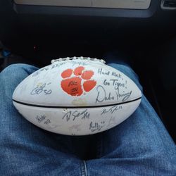 Signed Clemson Football!!