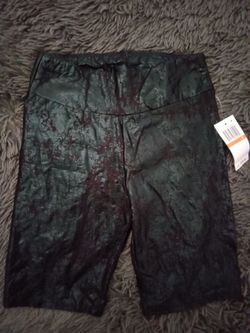 Black biker shorts