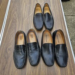 3 Brand Name Leather Shoes Size 10