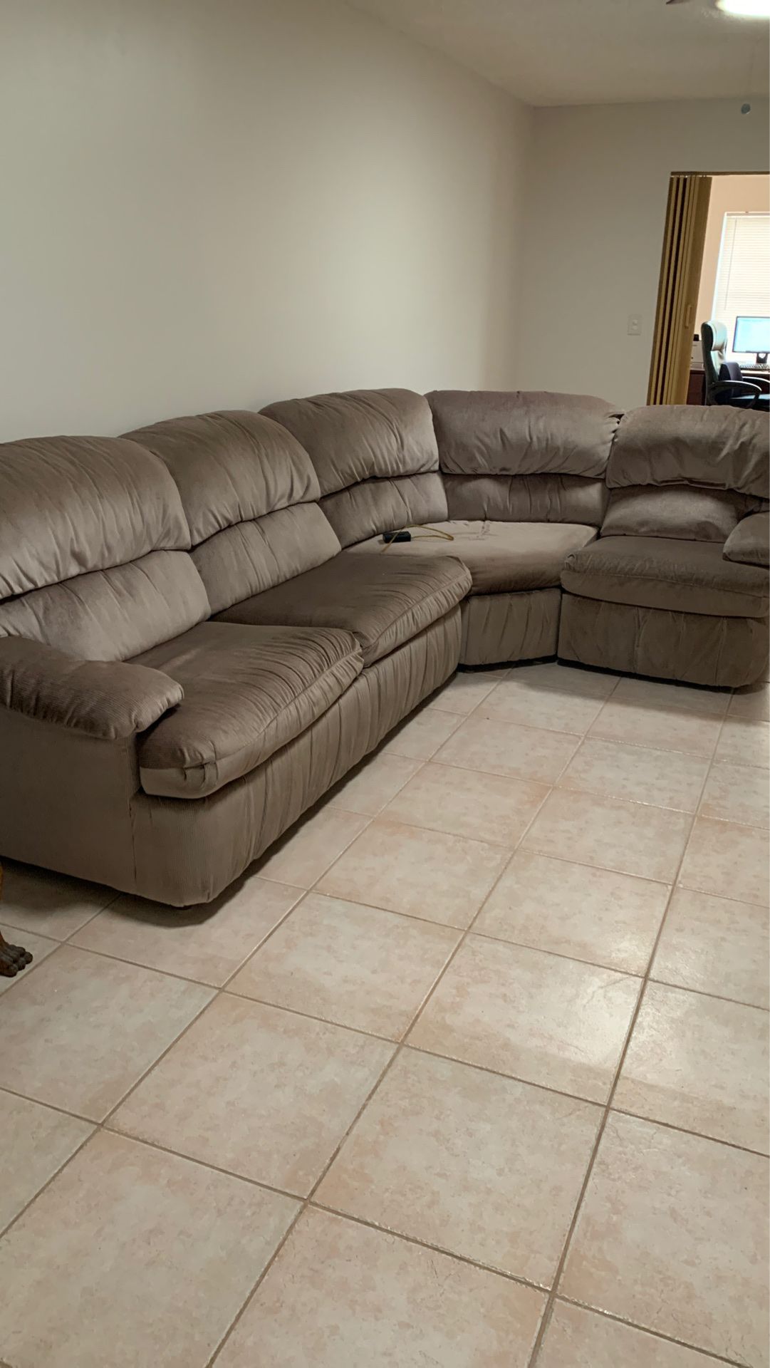 Couch-bed and Recliner. New condition. Well maintained.