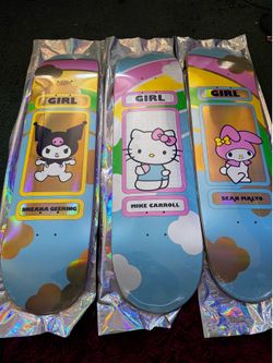 Hello kitty skateboards