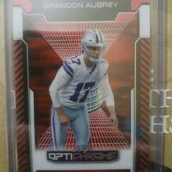 Really Nice Brandon Aubrey #1/1 Card NM/ Better