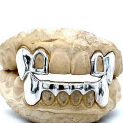 4 Top 6 Bottom Customized Open Face Grillz