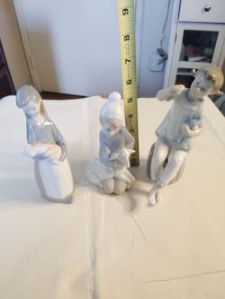 3 LLADRO FIGURES $150 cash