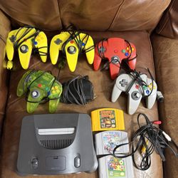 Nintendo 64 With Games! 