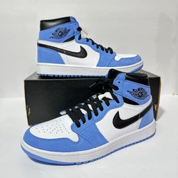 Men’s Size 10 Air Jordan Q High Blue UNC G