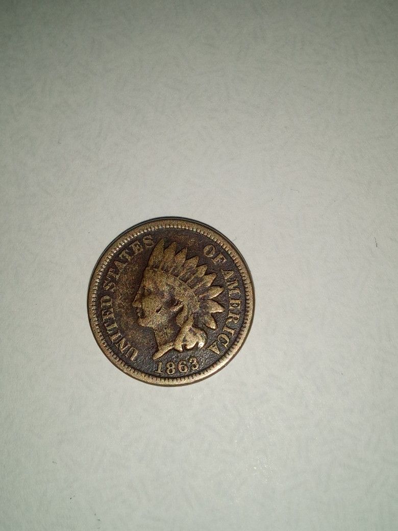 1863 War Time Penny 