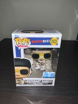 NEW IN HAND EXCLUSIVE Lieutenant Jim Dangle Reno 911! Funko Pop #1931 Television Comedy Central TV