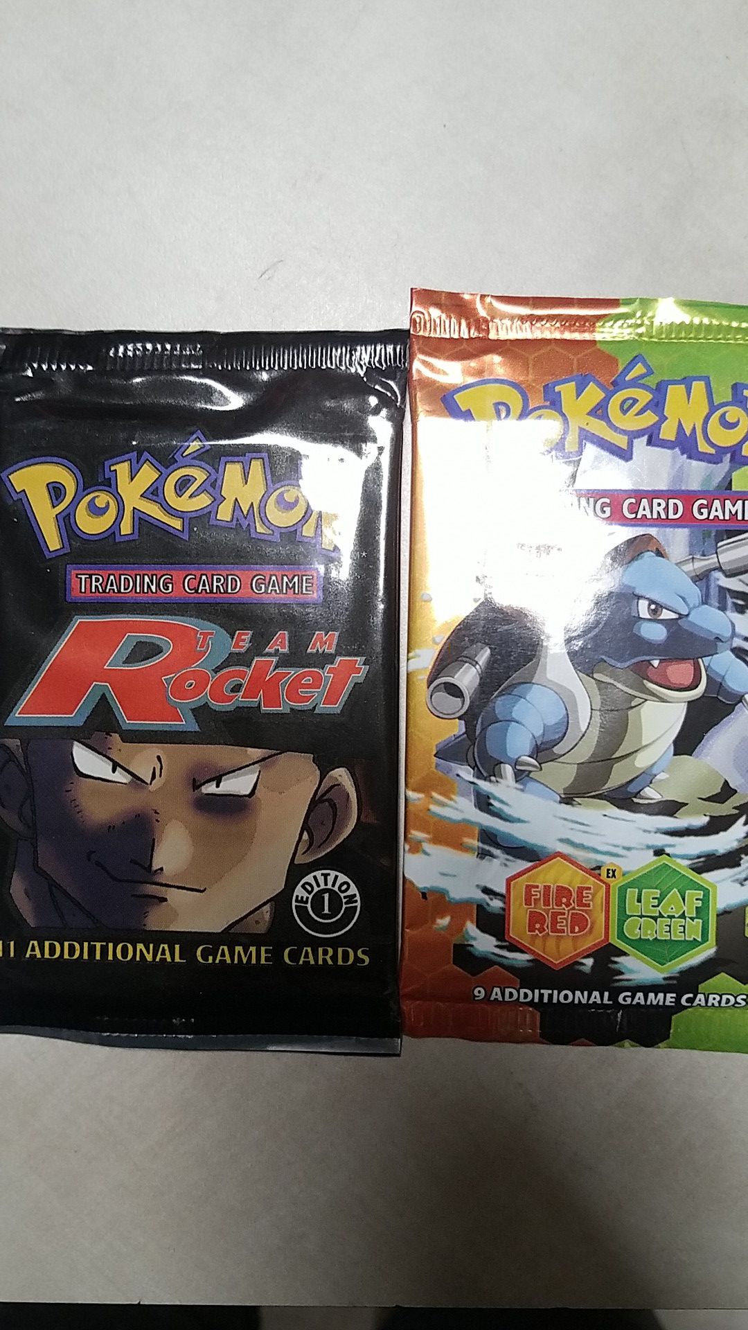 Pokemon packs