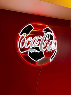 Coca-Cola Soccer Ball LED sign