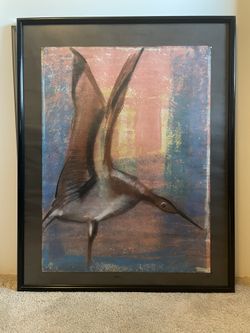 Karl May (1(contact info removed)) Pastel On Paper Crane