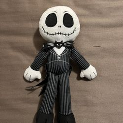 Disney Nightmare Before Christmas Jack Skellington Plush Stuffed Doll