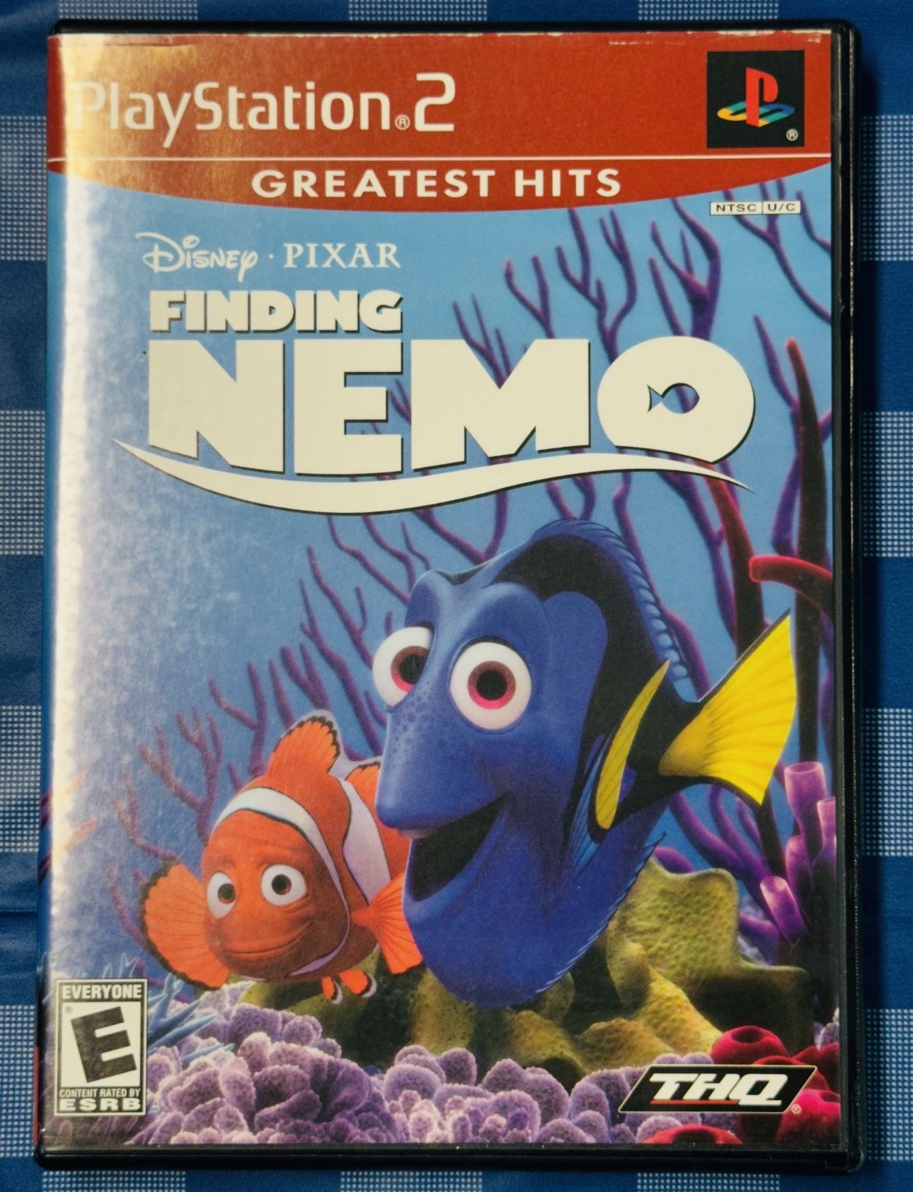 Disney Pixar Finding Nemo (Greatest Hits) - Playstation 2 PS2 Game - W/Manual!