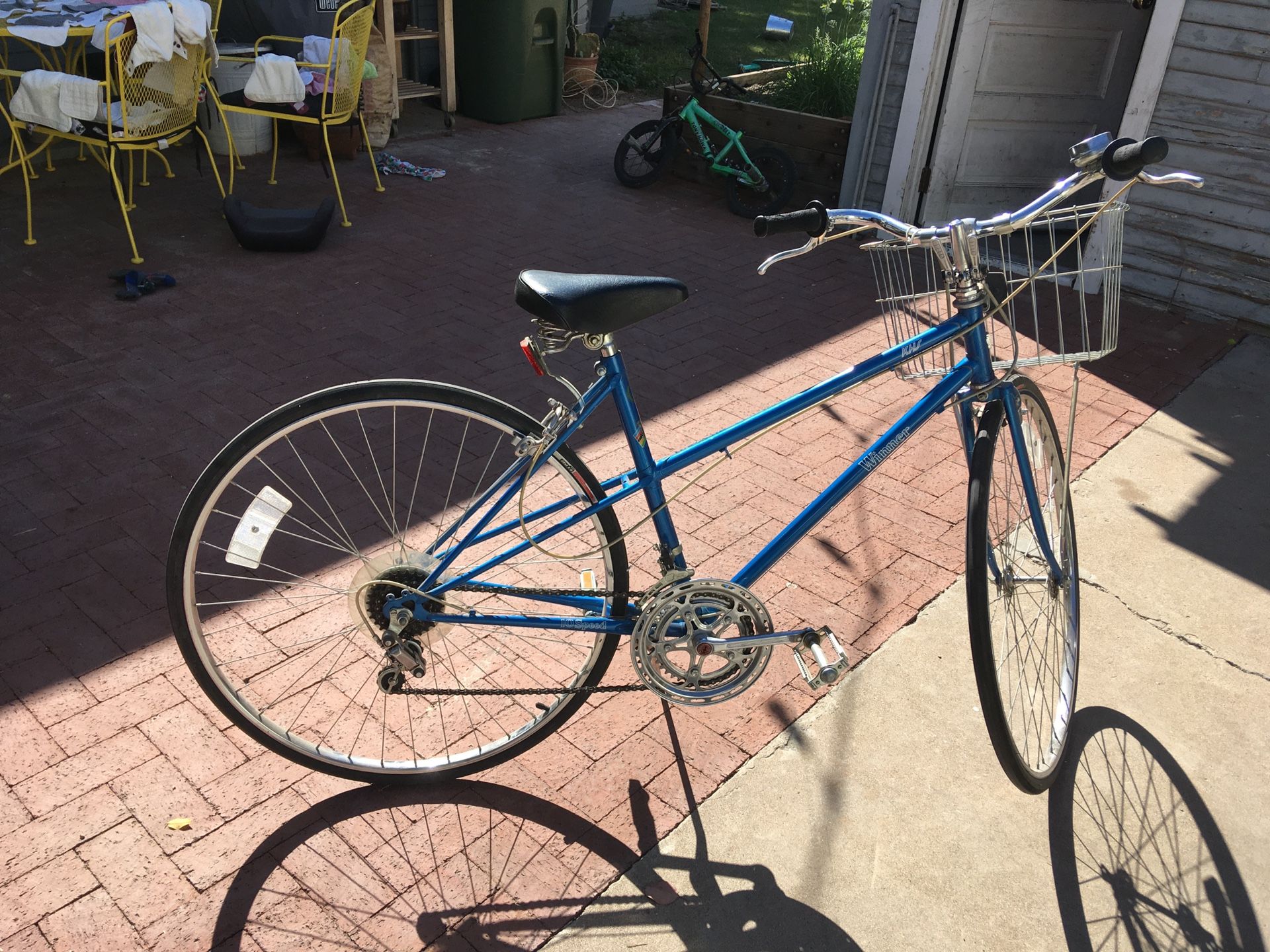 Vintage Blue KHS winner cruiser bicycle