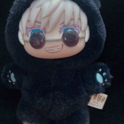 Satoru Gojo Jujutsu Kaisen Cat Ear Plush Keychain