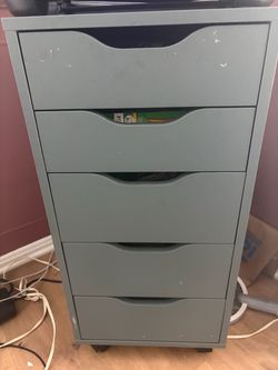 Desk and storage