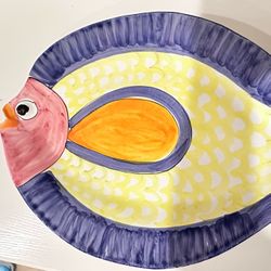 Hand Painted Serving Dish