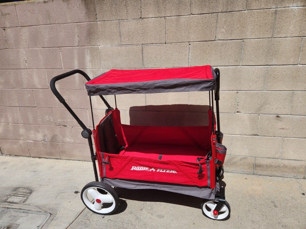 Radio Flyer Double Seat Wagon