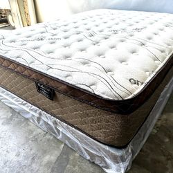 Queen Organic Cloud Edition Europillow Top 12inch Matres!!