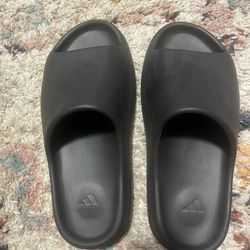 Black Onyx Yeezy Slides
