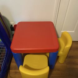 Little Tikes table and 2 chairs