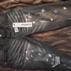 Purple Jeans Size 38