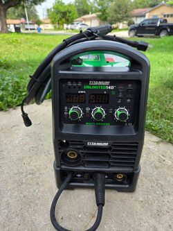 TITANIUM UNLIMITED 140 Professional Multiprocess Welder with 120V Input