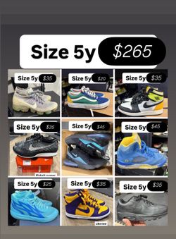 Jordan’s Nikes and more size 5y package deal