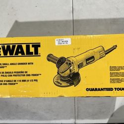 DEWALT 7 Amp 4.5 in. Small Corded Angle Grinder with 1-Touch Guard

