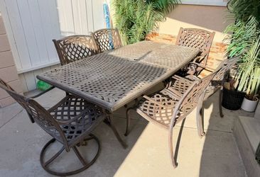 Patio table set