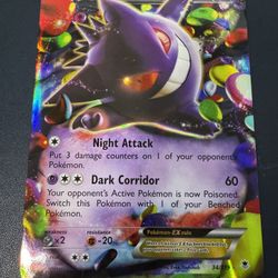 Pokemon Gengar EX #34/119 Phantom Forces “JUMBO”
