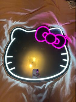 Hello Kitty LED Neon Mirror Sign