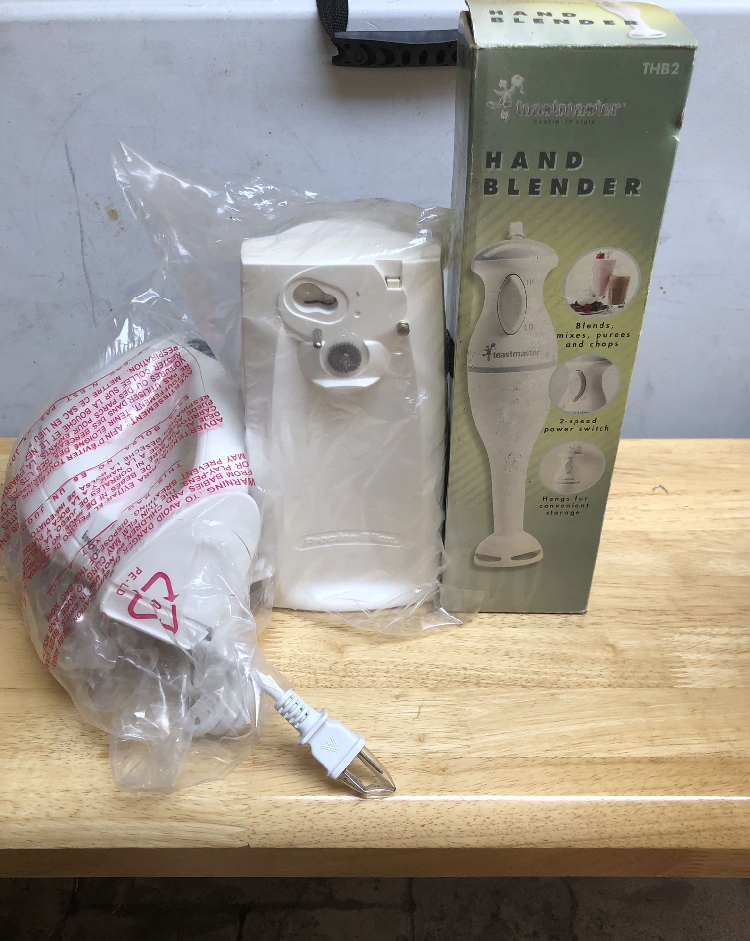 Full Set: Hand Blender - Can Opener - Bowl Whisker