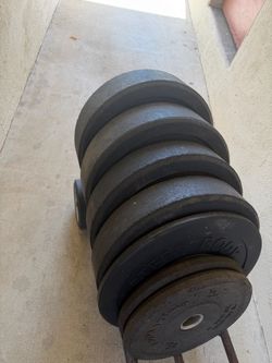 OLYMPIC BUMPER PLATES.