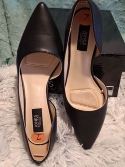 Jones New York Signature Black D'Orsay Flats Size 7