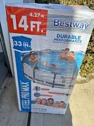 14 ft Bestway Pool with Filter Pump, New in Box