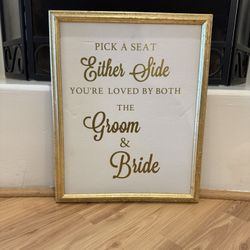 Wedding Ceremony Sign 