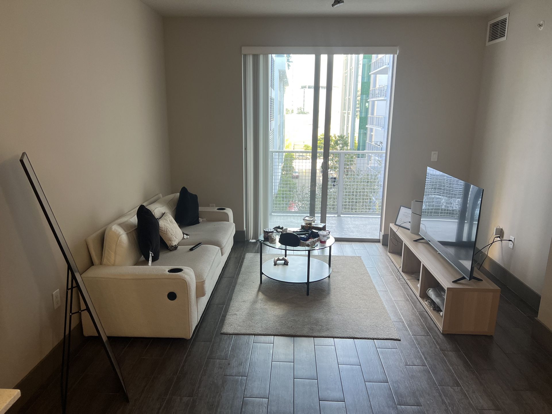 Sofa, TV Stand & Mirror for Sale