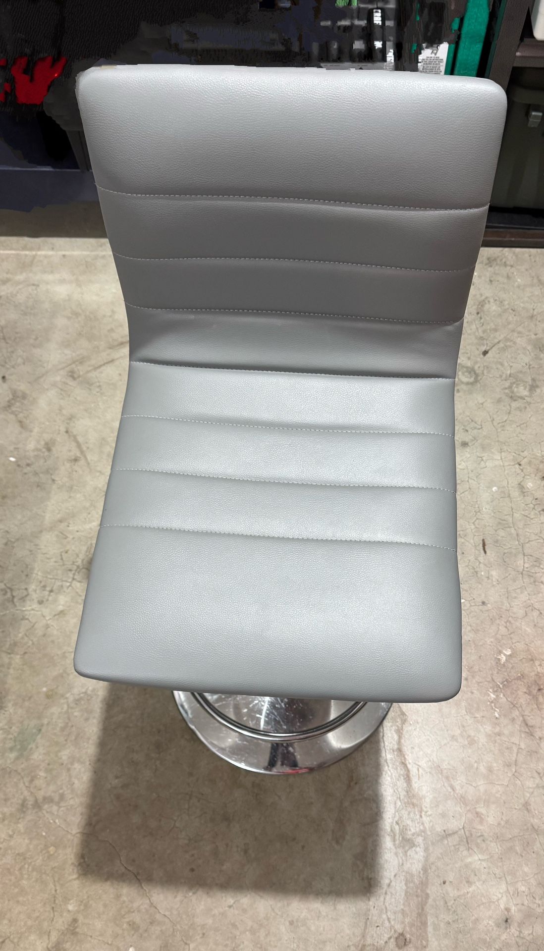 2 Modern Adjustable Bar Stool / Counter Stool – Grey