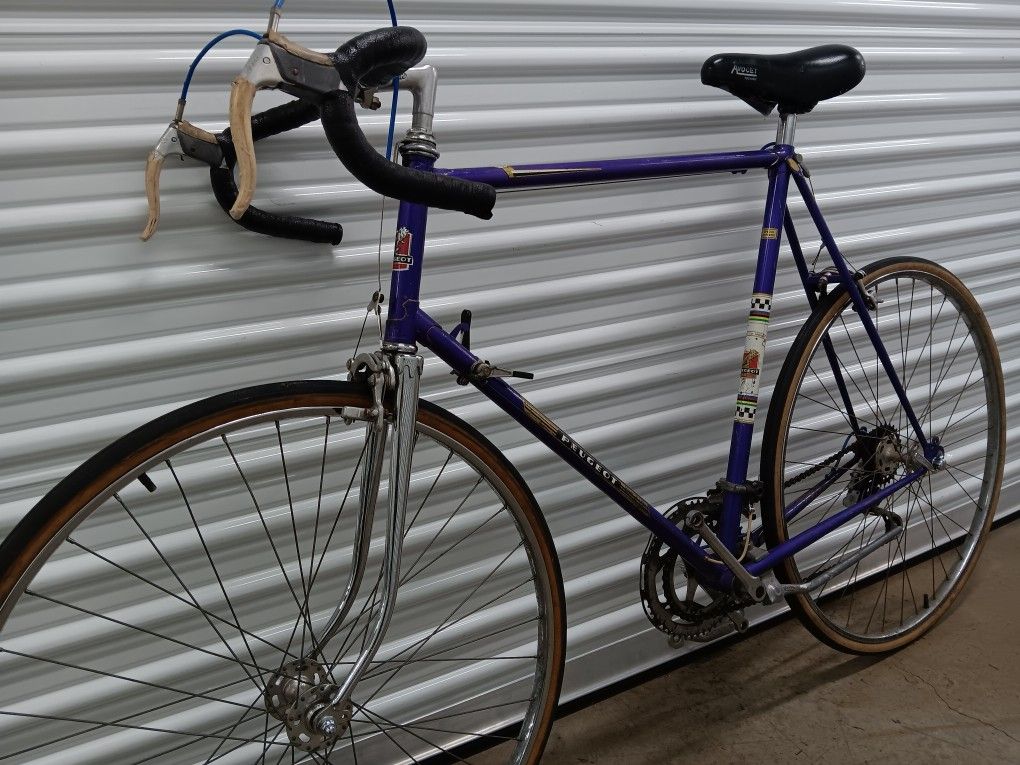 Peugeot 10-speed road bike, 25" (63cm), tall riders only!