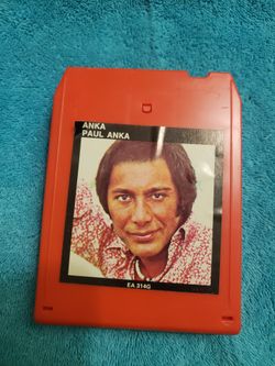 Paul Anka Anka 8-track stereo tape cartridge released by United Artists Records in 1974. 