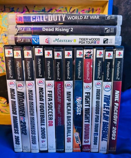 Playstation Games 12 PS2 GAMES 3 PS3 GAMES 