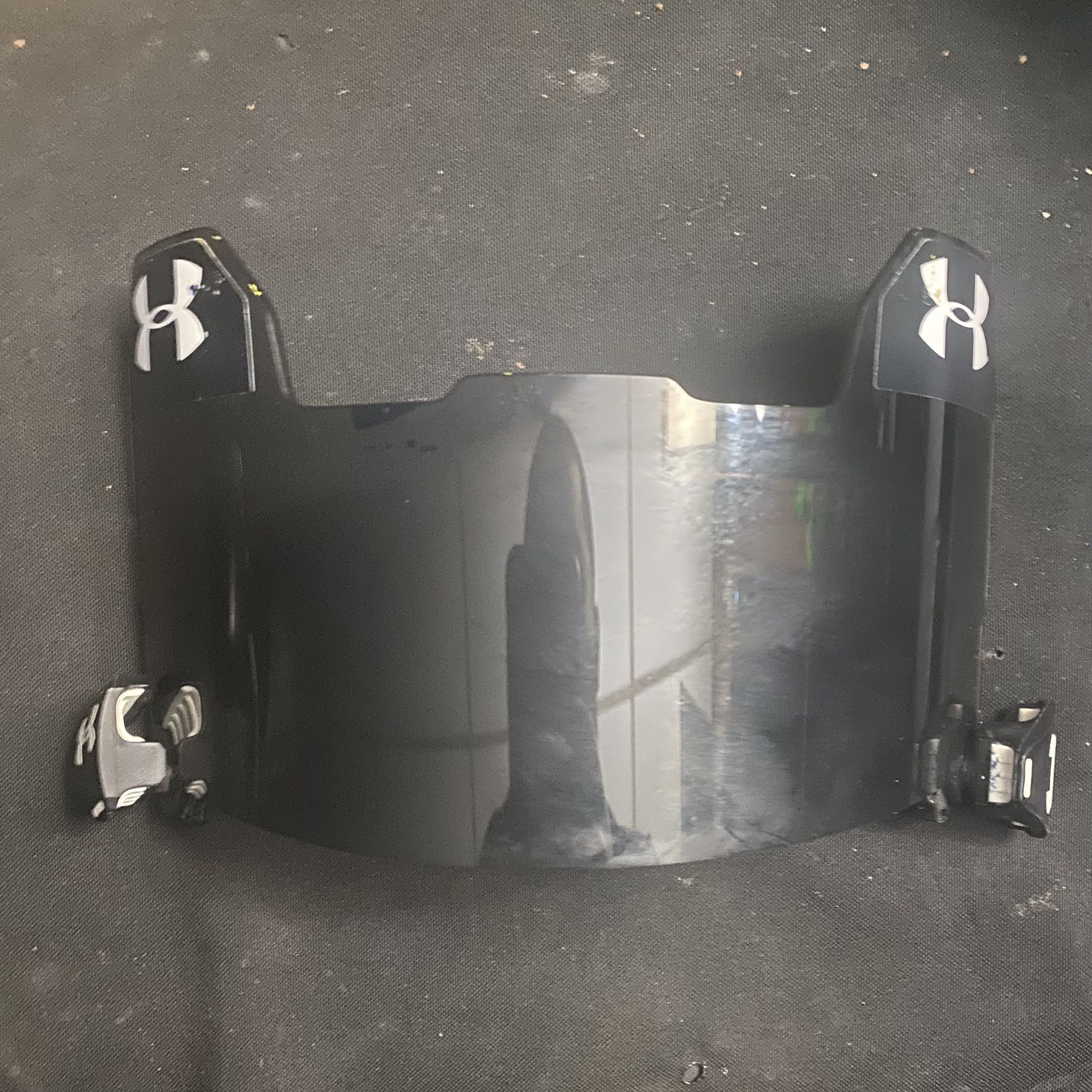 Under Armour Dark Smoke Football Visor With Clips for Sale in