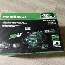 Metabo HPT 36V MultiVolt 7-1/4 Inch Rear Handle Circular Saw,