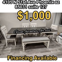 6 PCs Dining Table Set Brand New